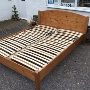 Kingsize Bed Complete Recliner – . / . / Wood / Tan