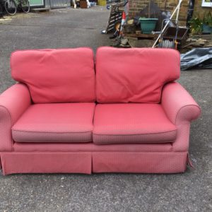 Sofa 2 Seater – . / . / Fabric / Red