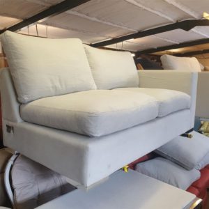 L shape sofa – . / Large / Fabric / Beige