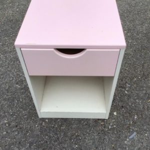 Bedside Cupboard / Table Pink Drawer – . / . / Wood / .