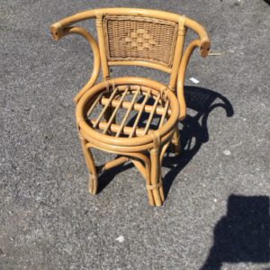 Round Ratan Chair – . / . / Wood / Tan