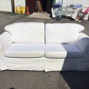 Sofa 2 Seater – . / . / Fabric / White