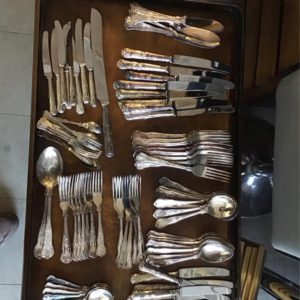 8 Places Silver Plated Cutlery Set