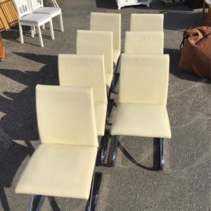 Dining chair – . / . / Leather / Beige