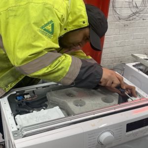 Fixing, cleaning and testing – saving appliances from landfill