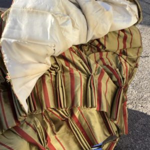 Lined Heavyweight Curtains gold and red