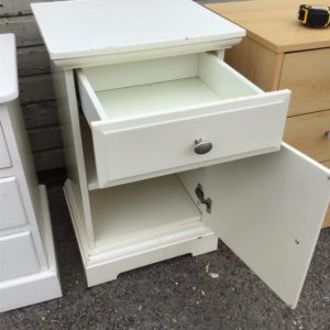 Bedside Cupboard / Table – . / . / Composite / White