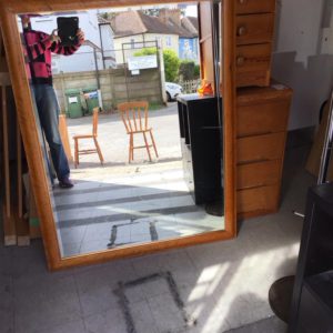Mirror Large – . / . / Wood / Dark Brown