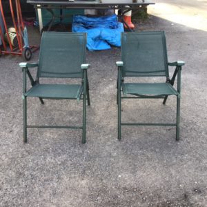 Garden Chair – . / Small / Metal / Green