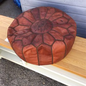 Small Beanbag chair – . / . / Leather / Dark Brown