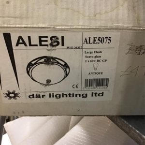 Wall Lamp – där – antique style Scavo glass – . / . / Metal / .
