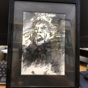 Picture Medium Mick Jagger Art Work – . / Medium / Plastic / Black