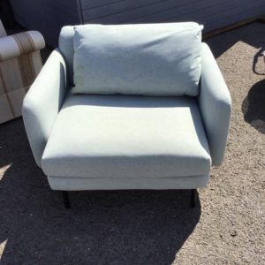 Armchair – . / . / Fabric / Navy Blue