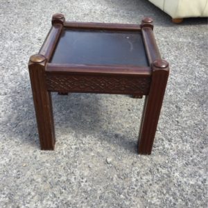 Table Coffee Dark Solid Wood – . / Small / Wood / Dark Brown