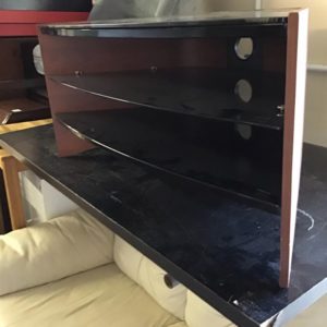 Tv Unit / Hi-Fi Unit – wood & glass