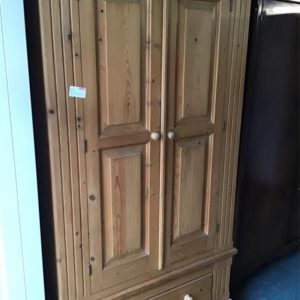 Wardrobe Double – . / Large / Wood / Dark Brown