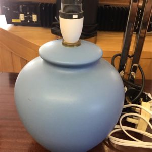 Table Lamp Light Blue