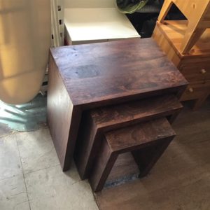 Nest Of Tables – . / Small / Wood / Dark Brown