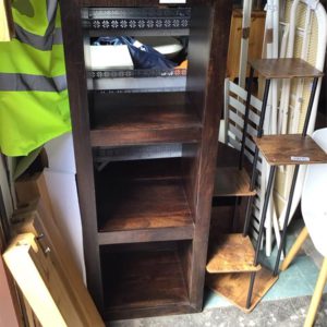 Wall Unit / Display Unit Large – . / Large / Wood / Dark Brown