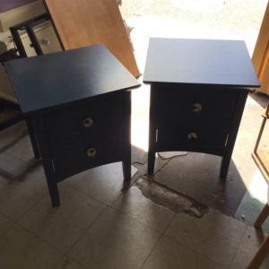 Bedside Cupboard / Table EACH – . / Small / Composite / Green