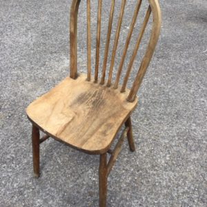 Farmhouse Bent Back Wood Chair – . / . / Wood / .