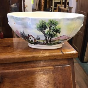 Handpainted italian Flower pot – . / . / . / Grey