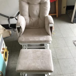 Chair High/ Rocking and stall – . / Medium / Wood / Cream