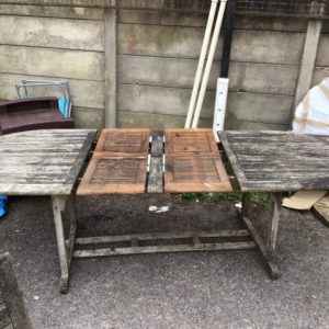 Extendable Garden Table – . / . / Wood / Dark Brown