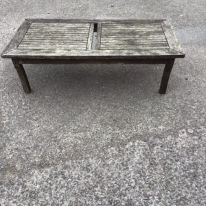 Garden coffee table – . / . / Wood / Dark Brown