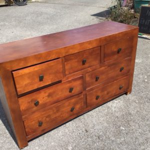 Chest Of Drawers Large (4 Large Drawers + 3 Small) – . / . / Wood / Dark Brown