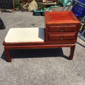 Rosewood Table occasional – “telephone” – . / . / Wood / .