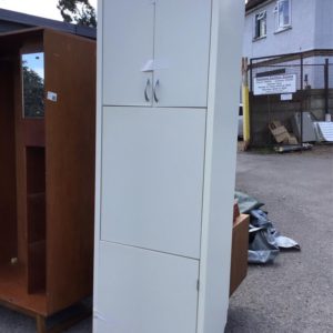 Computer Desk with cupboard – IKEA / . / Wood / White