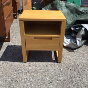 Bedside Cupboard / Table – John Lewis / Small / Composite / Pine