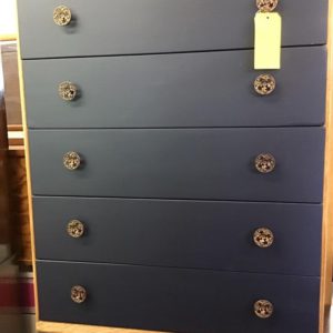 Chest Of Drawers Large (4 Drawers+) – . / Medium / Wood / Navy Blue