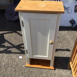 Bathroom Cabinet – . / Small / Wood / White