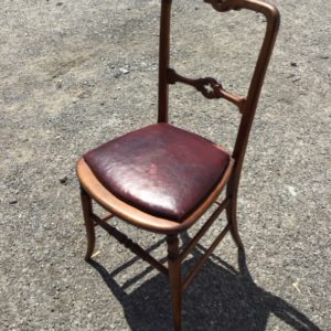 Chair Dining/ Kitchen aesthetic period – . / Small / Wood / Dark Brown