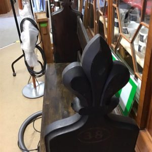 Church Pew – seats 4 – . / . / Wood / Dark Brown