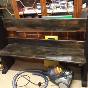 Church Pew – seats 4 – . / . / Wood / Dark Brown