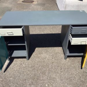 Office Desk – . / Medium / Metal / Light Blue