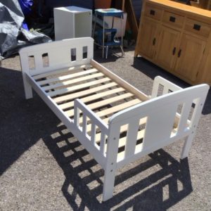Single Bed Complete (Child) – . / Small / Wood / White