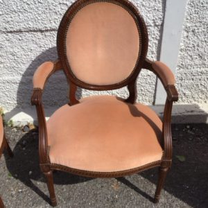 Armchair – . / . / Fabric / Dark Brown
