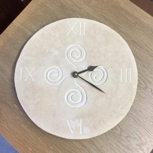 BRICABRAC Stone Clock