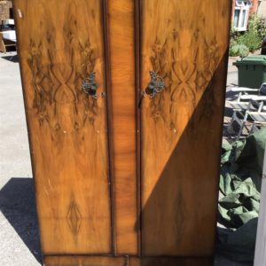 Wardrobe Double – . / Medium / Wood / Dark Brown