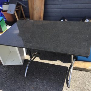 Dining Table Large – . / . / Glass and metal / .