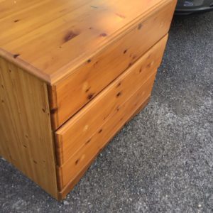 Chest Of 3 Drawers  pine