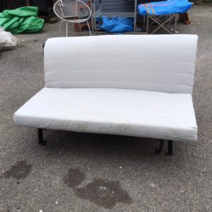 Sofa 2 Seater – . / Large / Cotton / White