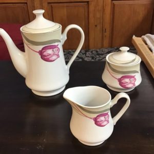 Coffee Pot, Milk Jug and Sugar Bowl