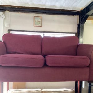 Sofa 2 Seater – . / . / Fabric / Red