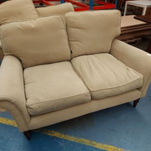 Sofa 2 Seater – . / Medium / Fabric / Cream