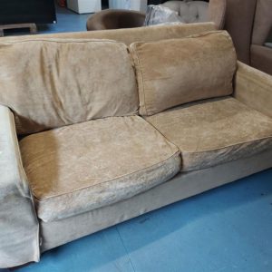 Sofa 2 Seater – . / Medium / Suede / Cream
